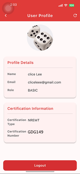 Profile Screen